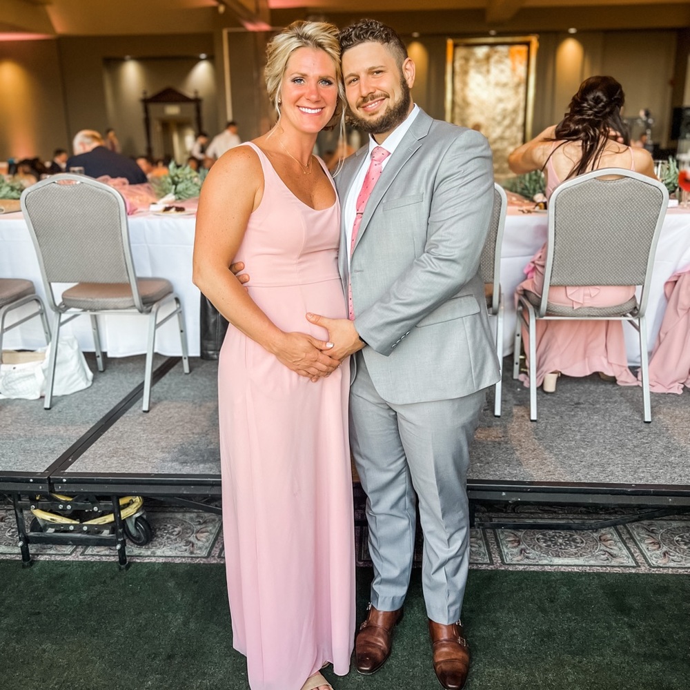 Bridesmaid dress that could be maternity dress